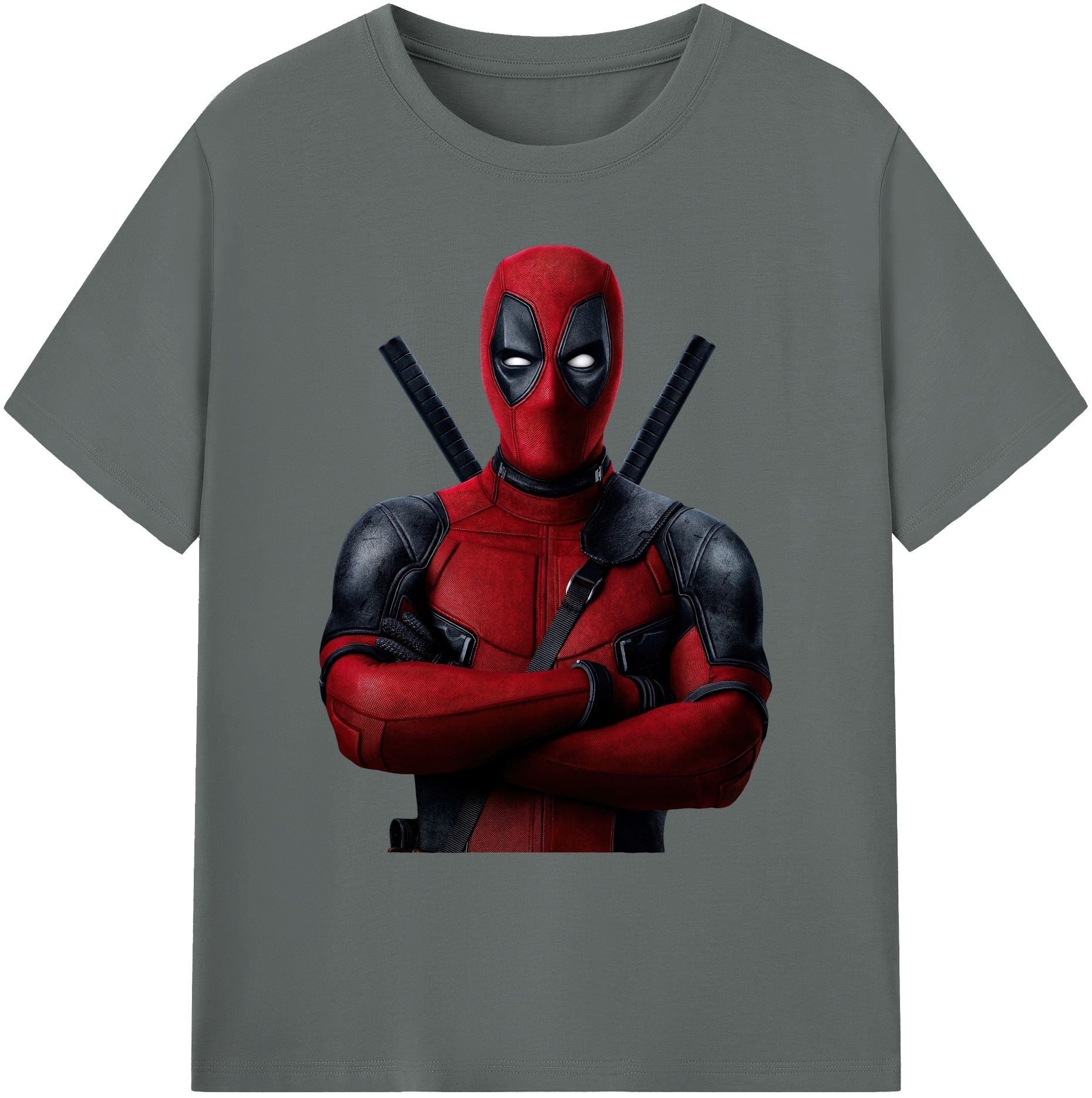 （画像用） Deadpool デッドプール 綿100％ メンズ半袖Tシャツ｜肌触りやわらか＆通気性